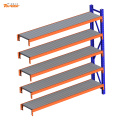 Medium duty boltless metal shelving storage system